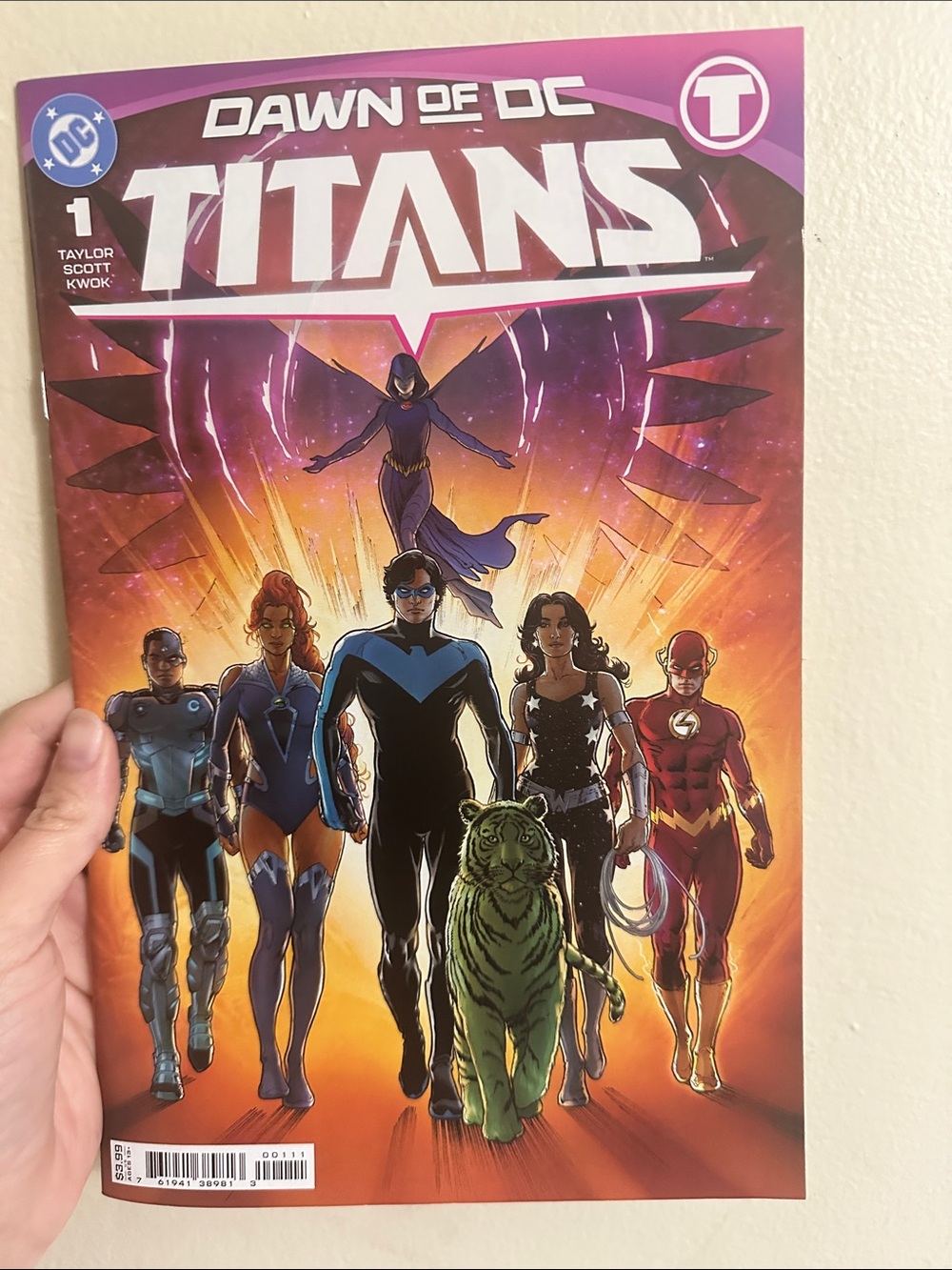 Dawn of Dc titans comic